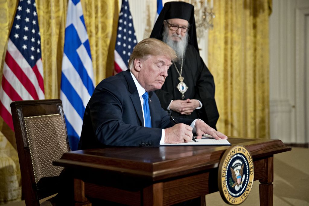 Ο Τραμπ τίμησε την 25η Μαρτίου