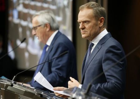 Τουσκ – Γιούνκερ: Καταδικάζουμε τις προκλητικές ενέργειες της Τουρκίας