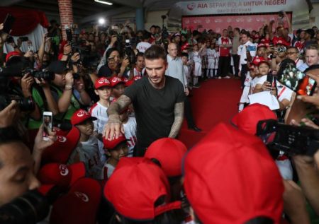 Μπέκαμ εναντίον μπούλινγκ και βίας σε σχολεία στην Ινδονησία