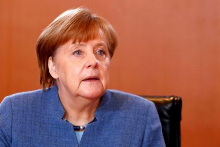 Bild: Επίσκεψη Μέρκελ στις ΗΠΑ στις 27 Απριλίου