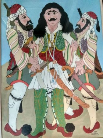 Ο Σπαθάρης ζωγραφίζει