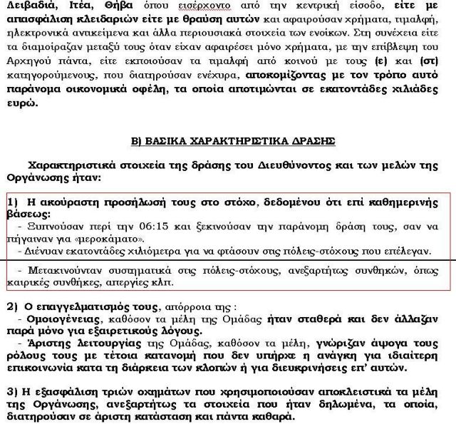 Εγγραφο της ΕΛ.ΑΣ αποκαλύπτει τα «τρυκ» και την μεθοδικότητα των γεωργιανών διαρρηκτών