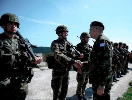 Μήνυμα του Αρχηγού ΓΕΣ από τα ελληνοαλβανικά σύνορα