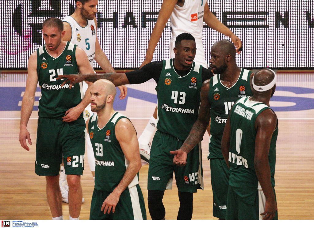 Euroleague: Παναθηναϊκός –  Ρεάλ Μαδρίτης  82 – 88, 40΄