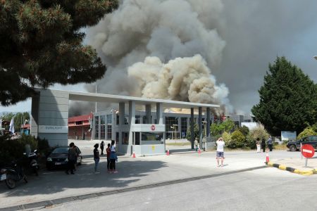 Προληπτικά μέτρα μετά την φωτιά στο εργοστάσιο μπαταριών της Sunlight στην Ξάνθη