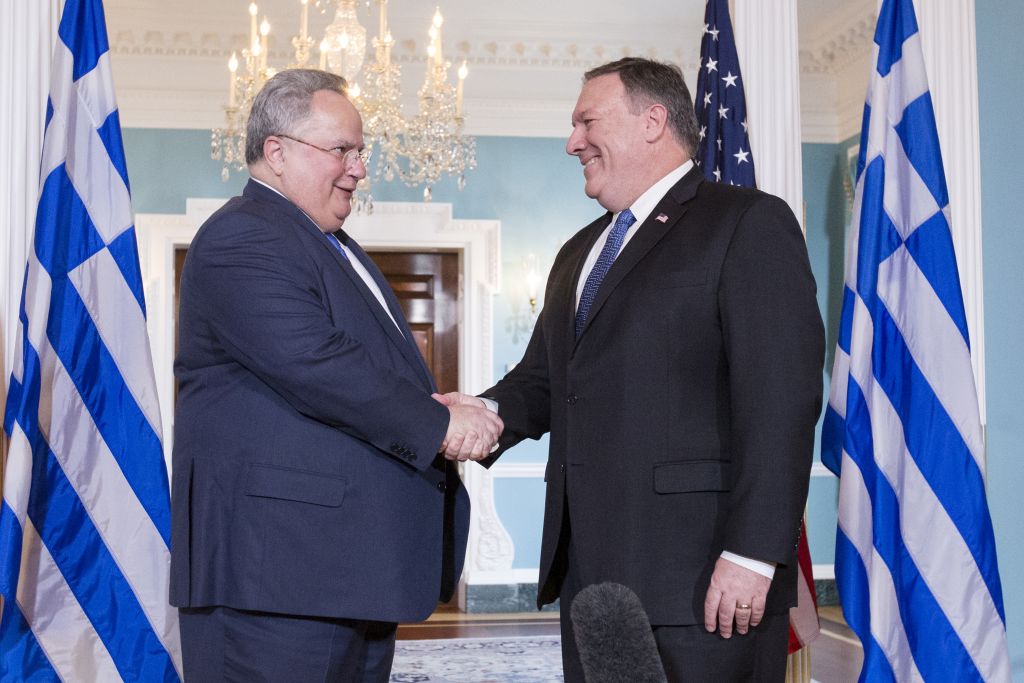 Turkey tops agenda in Kotzias-Pompeo talks
