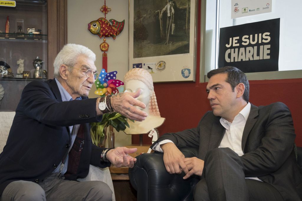 Tsipras, Boutaris discuss violent attack, FYROM name, elections