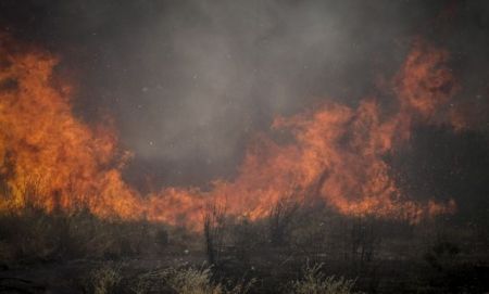 Υπό μερικό έλεγχο η πυρκαγιά στα Πολιτικά Ευβοίας