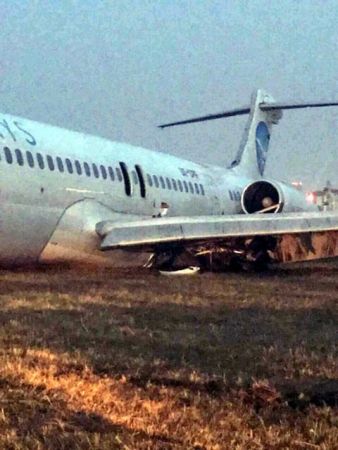 Κίεβο: Αεροσκάφος τυλίχθηκε στις φλόγες