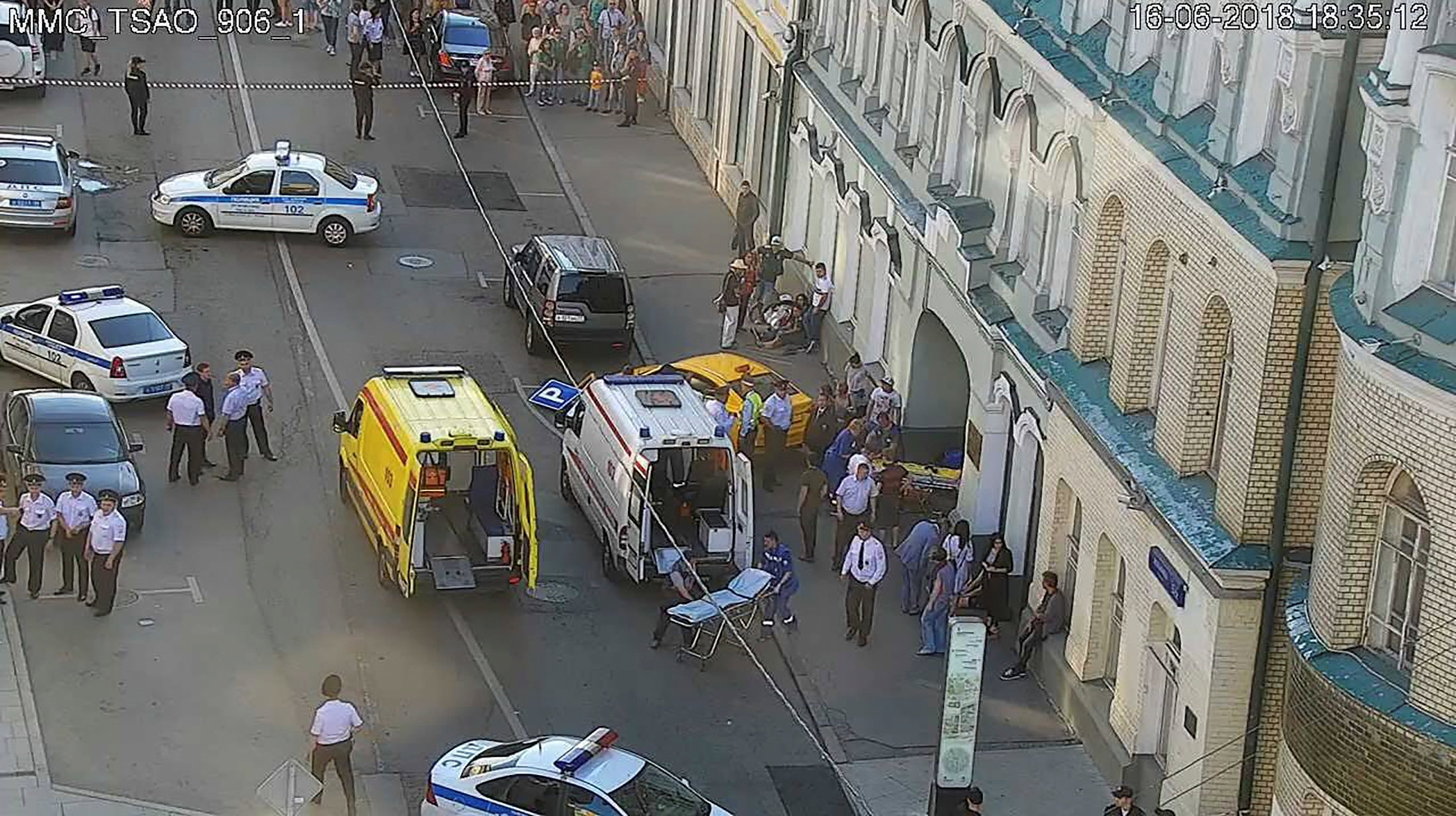 Μόσχα: Εξιτήριο για τρεις από τους τραυματίες που έπεσε πάνω τους ταξί