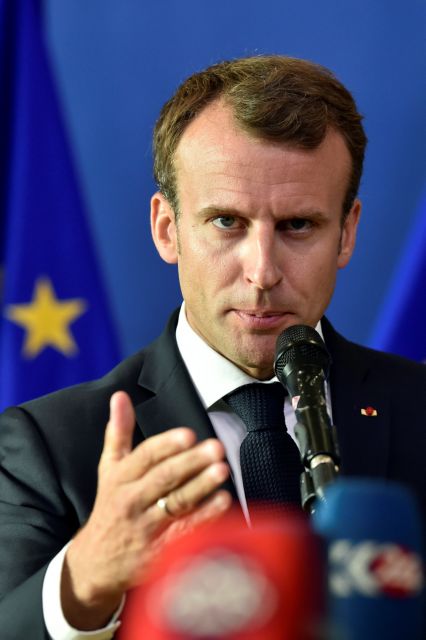 Μακρόν σε πΓΔΜ: Σας καλώ να πείτε ναι στην συμφωνία των Πρεσπών
