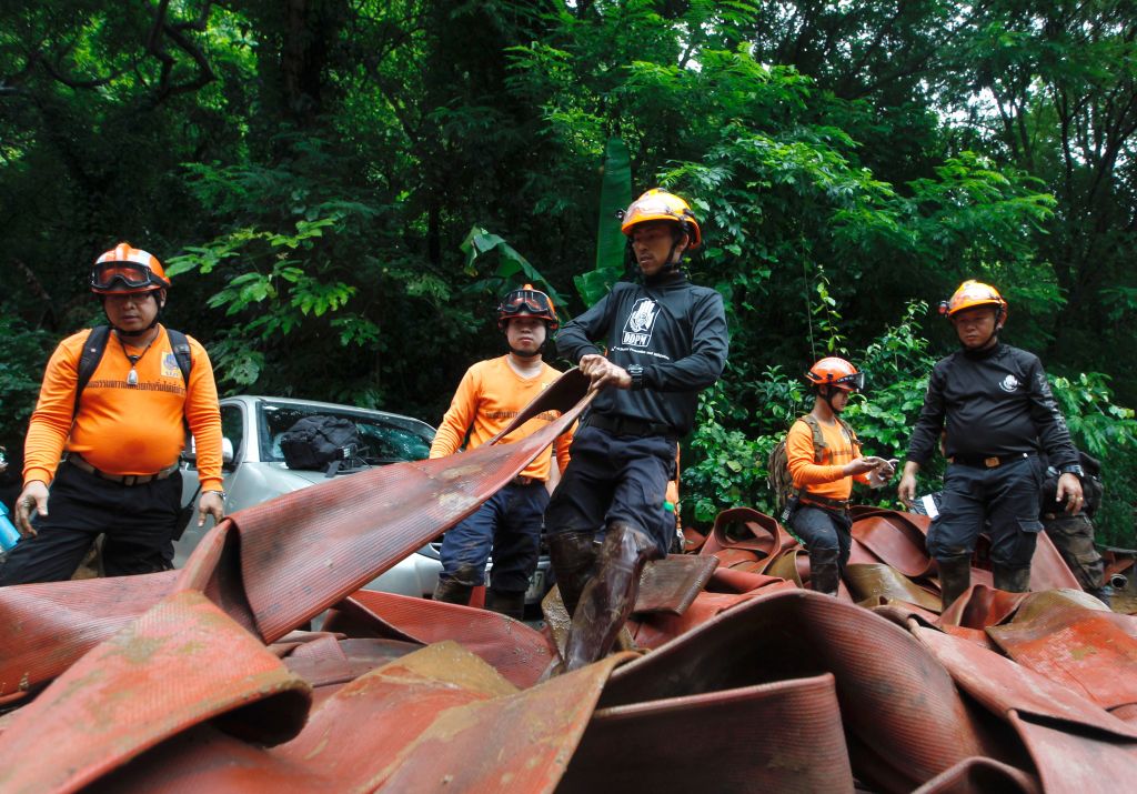 Ταϊλάνδη: Συνεχίζονται οι έρευνες εντοπισμού 12 παιδιών σε σπηλιά