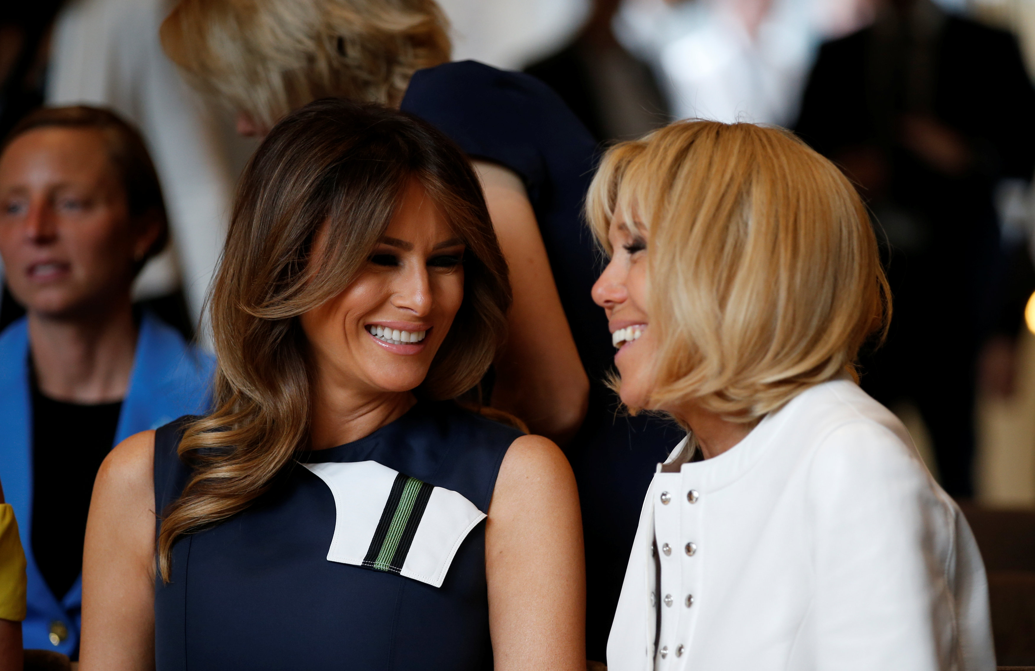 Melania Trump και Brigitte Macron : Κομψές και σικάτες στις Βρυξέλλες