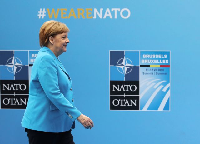 Μέρκελ: Ξεκάθαρη η δέσμευση όλων έναντι του ΝΑΤΟ