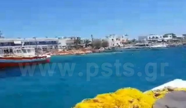 Σύγκρουση σκαφών στην Αλυκή της Πάρου (βίντεο)