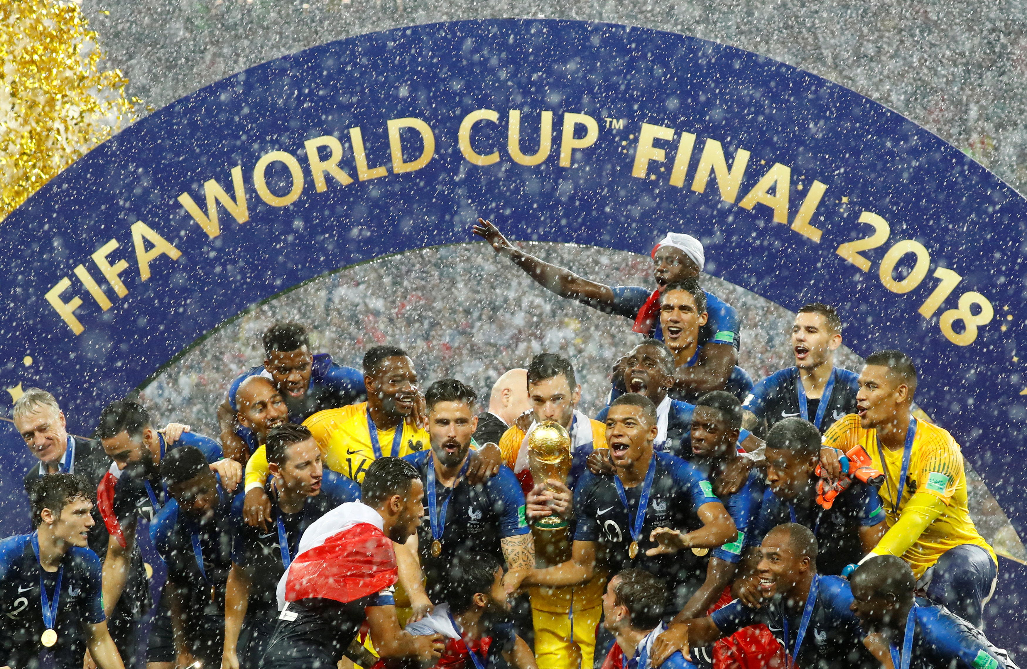 Παγκόσμιο Κύπελλο Ποδοσφαίρου 2018: Εικόνες από το Γαλλία – Κροατία