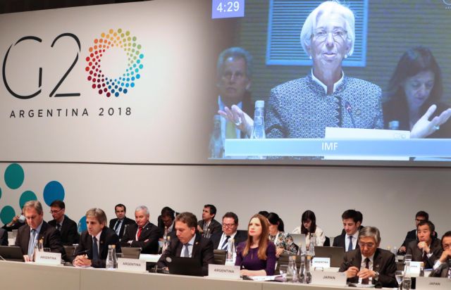 G20:Αυξανόμενοι κίνδυνοι στην παγκόσμια οικονομία