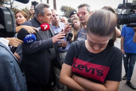 Στο… Μάτι του κυκλώνα ο Καμμένος