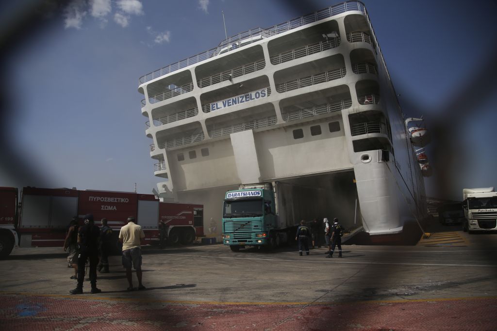 Εκκενώθηκε εσπευσμένα το πλοίο «Ελευθέριος Βενιζέλος»