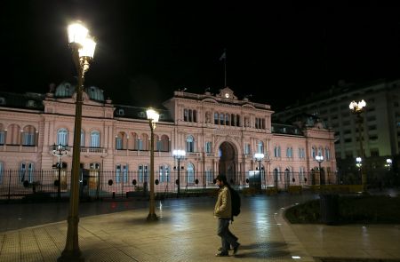 The Casa Rosada Presidential Palace is seen in Buenos Aires