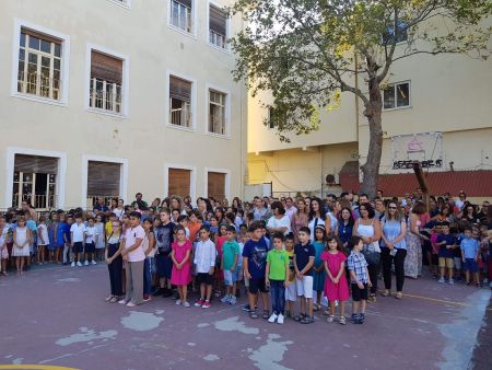 Στο 7ο Δημοτικό Σχολείο Ιλίου η υπουργός Προστασίας του Πολίτη