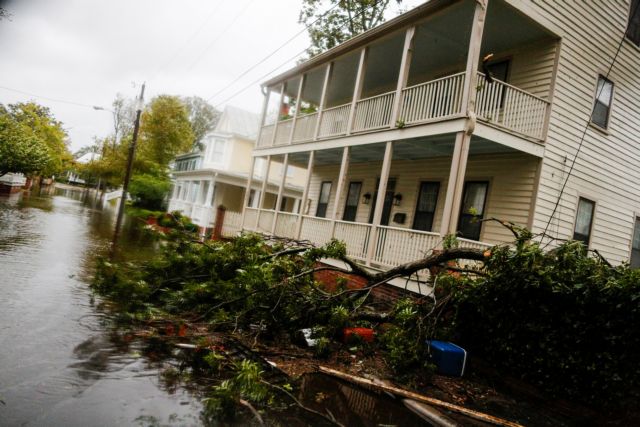 ΗΠΑ: Αυξήθηκαν στους 5 οι νεκροί από τον κυκλώνα Φλόρενς