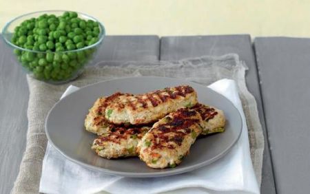 Πικάντικα μπιφτέκια κοτόπουλου με λαχανικά και κάρι