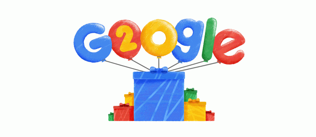 Η  Google γιορτάζει τα εικοστά της γενέθλια