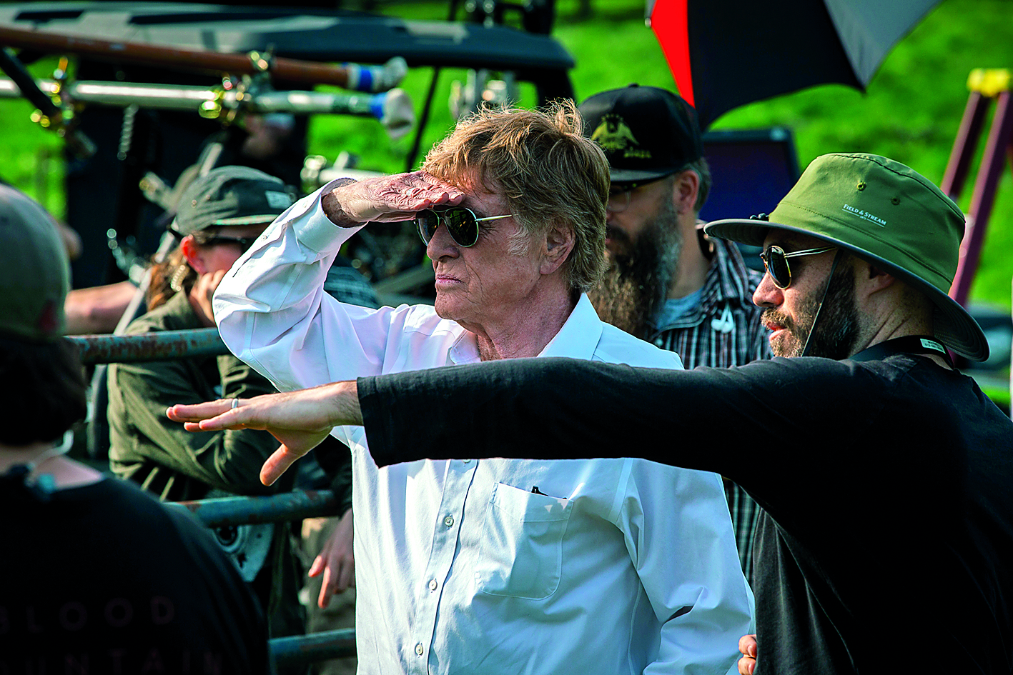 Στο πλατό με τον Ρέντφορντ