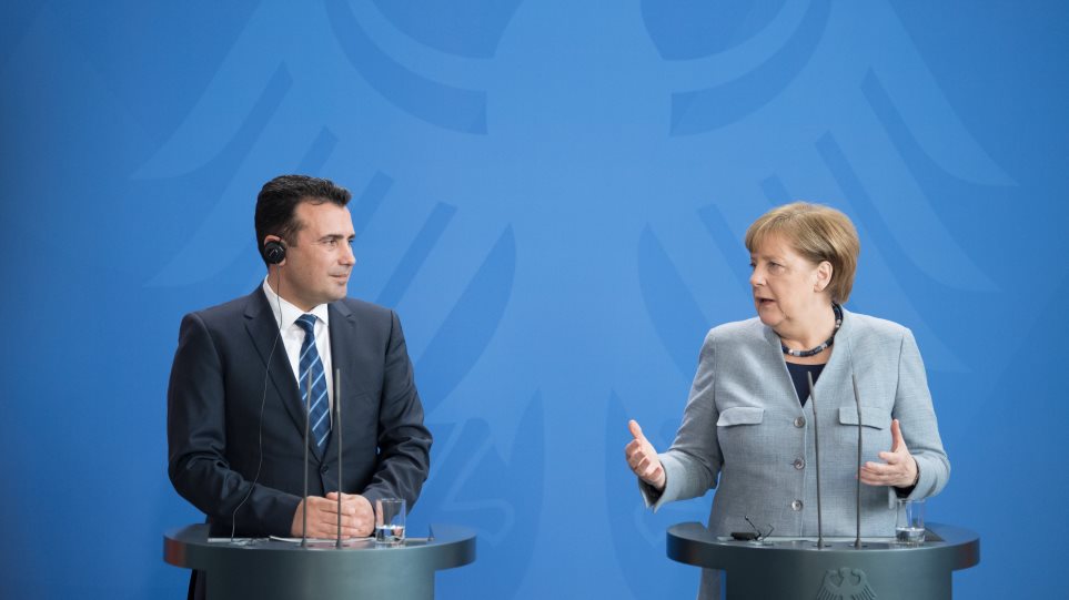 Επιστολή Μέρκελ σε Ζάεφ :  Ευκαιρία για ιστορική συνεννόηση η Συμφωνία των Πρεσπών