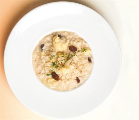 Ριζότο µε πράσο και κουνουπίδι