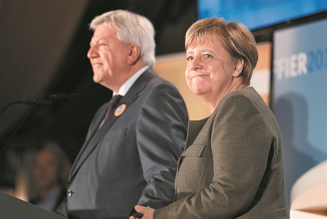 Τεστ κοπώσεως για Μέρκελ και SPD