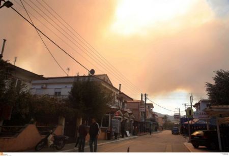 Χαλκιδική φωτιά: Σε κατάσταση έκτακτης ανάγκης η Σάρτη