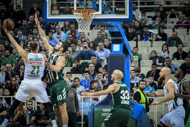 Euroleague: Παναθηναϊκός – Ζαλγκίρις Κάουνας 83 – 87