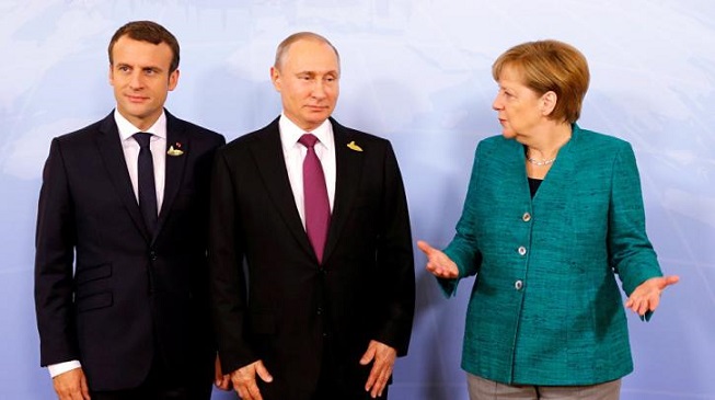 Κωνσταντινούπολη : Ερντογάν, Πούτιν, Μακρόν και Μέρκελ συζητούν για τη Συρία