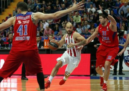 Euroleague LIVE : ΤΣΣΚΑ Μόσχας – Ολυμπιακός