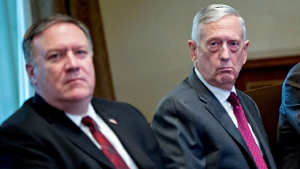 Συναντήσεις Πομπέο-Μάτις με κινέζους αξιωματούχους την Παρασκευή