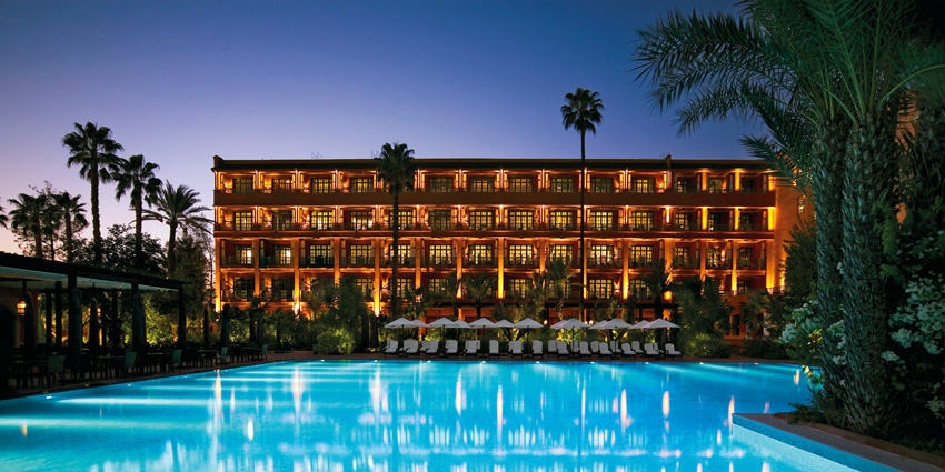 Πωλητήριο στο θρυλικό ξενοδοχείο La Mamounia στο Μαρακές