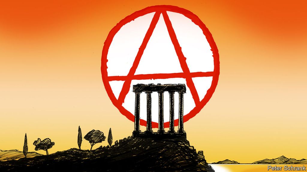 Concerns of government cover of Rouvikonas anarchist group’s attacks raised by The Economist