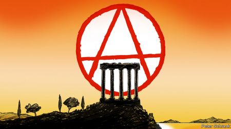 Concerns of government cover of Rouvikonas anarchist group’s attacks raised by The Economist