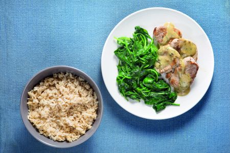 Ψαρονέφρι με σάλτσα από μέλι, μουστάρδα και άνηθο