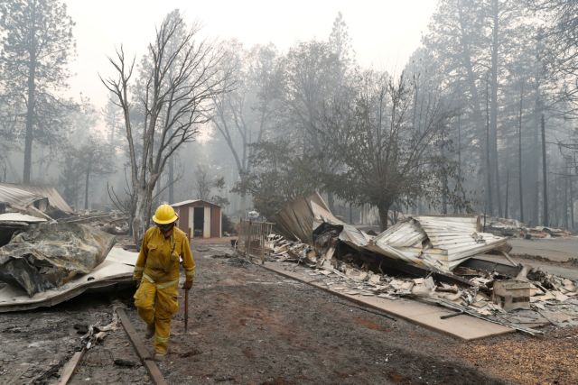 Φονική πυρκαγιά στην Καλιφόρνια: Στους 48 οι νεκροί – Ξεπερνούν τους 200 οι αγνοούμενοι