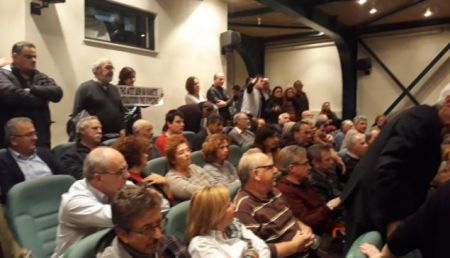 Επεισόδια σε ομιλία Παπανάτσιου και Πετρόπουλου στον Βόλο