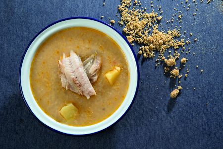 Ψαρόσουπα με τραχανά