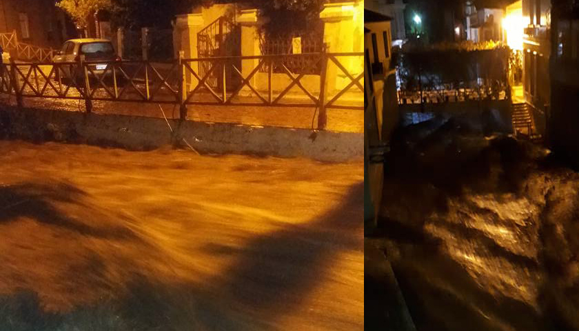 Μυτιλήνη: Κινδύνευσαν ανθρώπινες ζωές από τις καταρρακτώδεις βροχές
