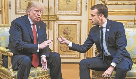 Διεθνιστής Μακρόν Vs εθνικιστή Τραμπ