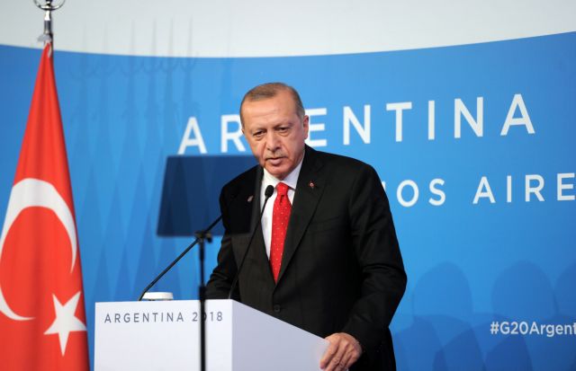 Ερντογάν στη G20:  H Τουρκία θα υπερασπιστεί τα δικαιώματά της στην Ανατολική Μεσόγειο