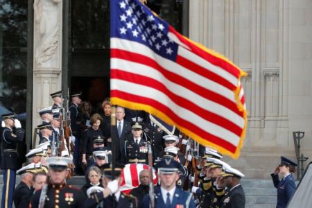 ΗΠΑ: Υστατο Χαίρε στον Τζορτζ Μπους