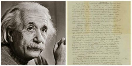 Τρία εκατομμύρια δολάρια δημοπρατήθηκε το «γράμμα του Θεού» του Αϊνστάιν