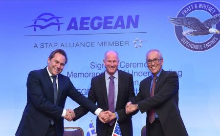 Επεσαν οι υπογραφές για τους κινητήρες των νέων αεροσκαφών της AEGEAN